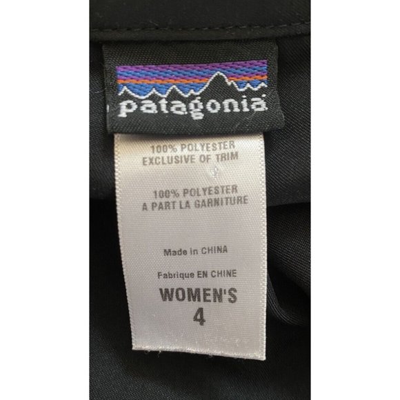 Patagonia Women's Size 4 Black Unlined Polyester Lightweight Skirt Waist 29" - Picture 7 of 7